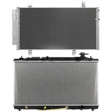 Radiator & AC Condenser Cooling Kit For Toyota 2007-11 Camry 2005-12 Avalon