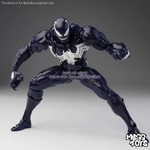 Mess Toys Venom Lethal Neighbor 1/12 Spider-Man Symbiote Action Figure US STOCK image 21