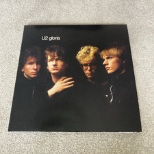 Listing image for RECORD STORE DAY BLACK FRIDAY RSD U2 GLORIA 4OTH YELLOW VINYL LARGE POSTER