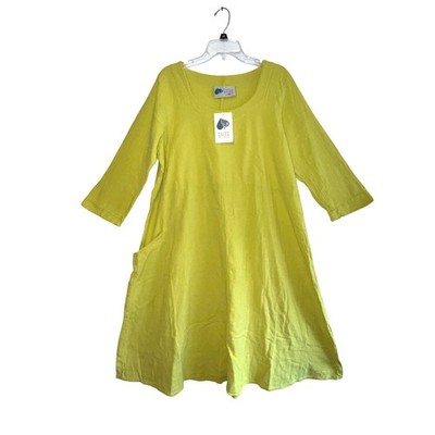 Water Sister Dry Goods Felicity Dress Kiwi Green Cotton Gauze 2 MariaGuadalajara