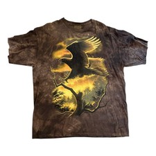 Vintage Native American Hawk Animal Mountain ...