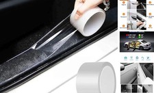 Anti-Scratch Anti-Collision Adhesive Strip Car Door 33Ft x 2In Transparent
