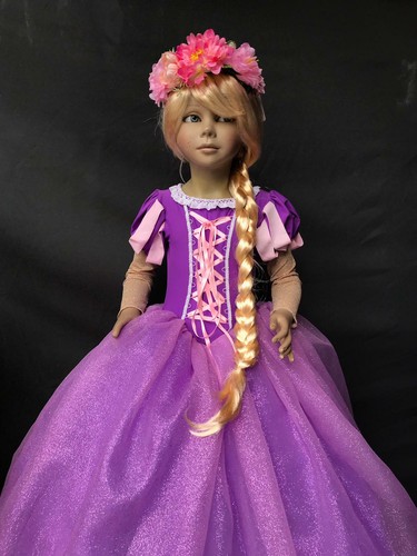 Costume Carnevale Sartoria Bambina Principessa Rapunzel-varie taglie | eBay