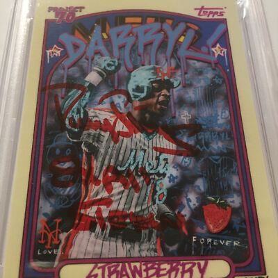2021 Topps Project 70 Darryl Strawberry #13 ITP PSA/DNA Authentic