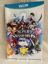 Wii U Super Smash Bros. Manual Booklet Only