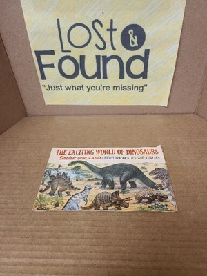 Vintage World Of Dinosaurs Sinclair Dinoland New York Worlds Fair 1964-1965