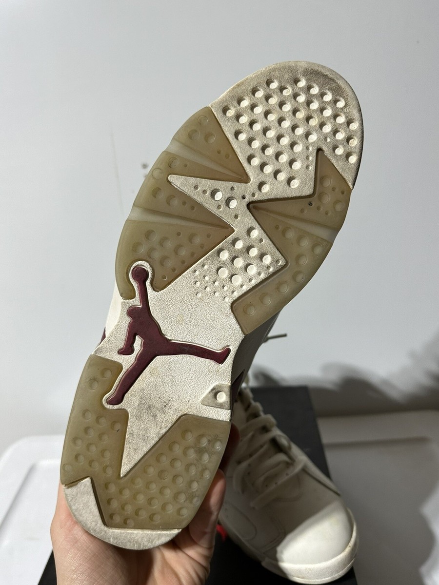 Air Jordan 6 ホワイト/バーガンディ　ワイン 384664-116 Nike Air Jordan 6 Retro Maroon White Red Cream