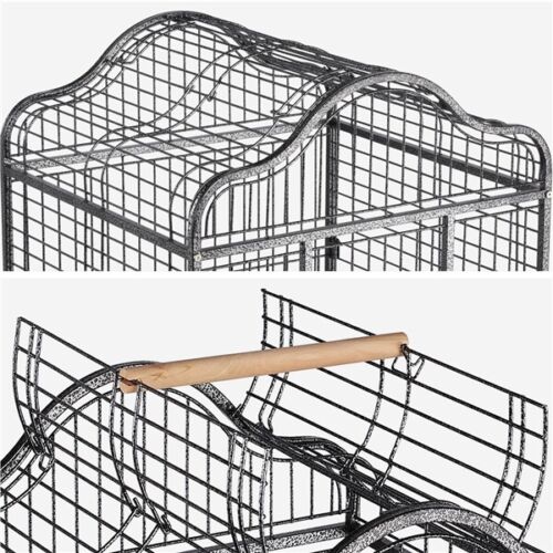 African Grey Cage Large Open Playtop Parrot Bird Cage for Cockatiels with Stand - Picture 4 of 12