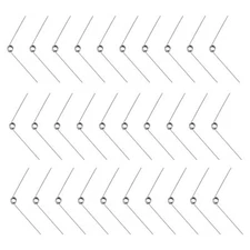 30pcs Stainless Steel Small Torsion Spring 0.2mm Wire Diameter Mechanical Tor...