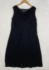 Vintage 90s Jaclyn Smith ALine Dress Womens 16 Black Velvet Romantic Whimsigoth