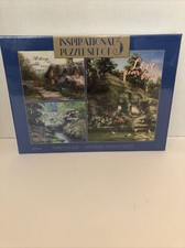 Inspiration Puzzle Set Of 3 Jigsaw Puzzles 500 Pieces Each 18x14 Factory Sealed