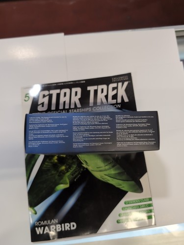 Eaglemoss Star Trek Starship Collection Issue #5 Romulan Warbird Ship & Magazine - Picture 5 of 10