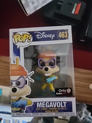 Megavolt Funko Pop #463 Darkwing Duck Series Disney GameStop Exclusive 
