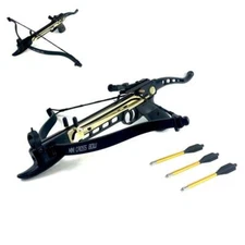 NEW 80 LB ARCHERY HUNTING Gun SELF COCKING PISTOL CROSSBOW W/ 3 ARROWS BOLTS