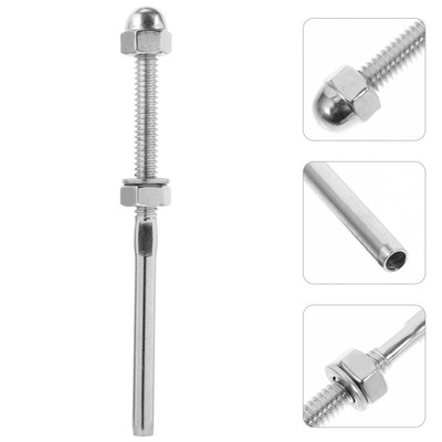  10 Pcs Drahtseilverbinder Post -Bahn -Kabelspanner Endstückanschluss