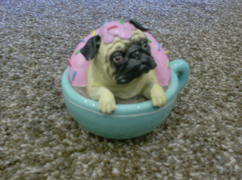 Pug-nacious Pug In A Mug Westland Giftware 2010