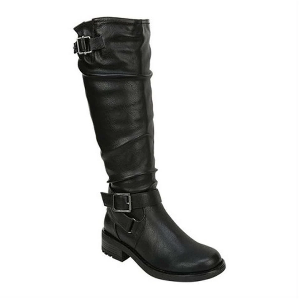 Carlos by Carlos Santana Black Leather Sabina Boots Size 9M eBay