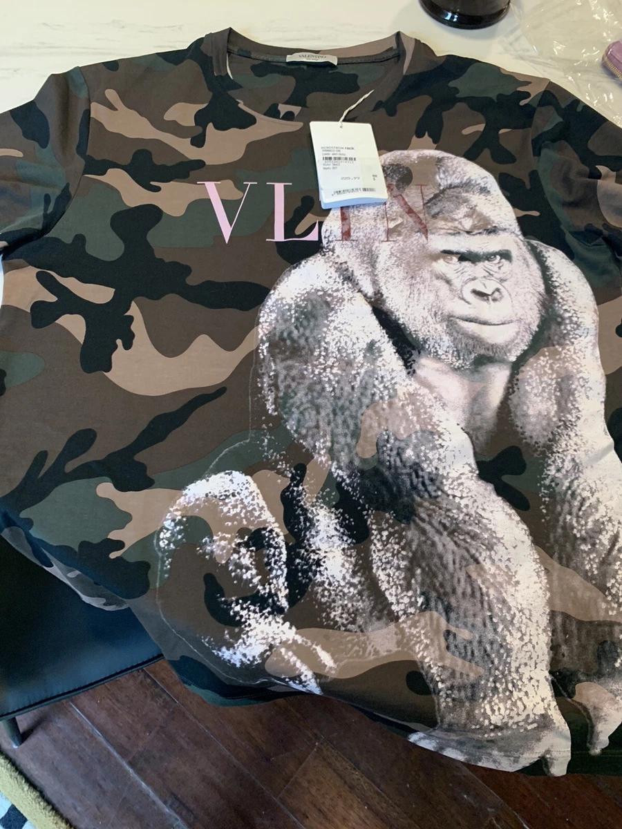 New Auth Valentino Garavani Men Camo VLTN Gorilla S $695 | eBay