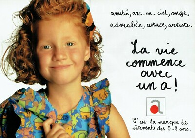 publicité Advertising 0322 1990 Absorba vetements enfants pages
