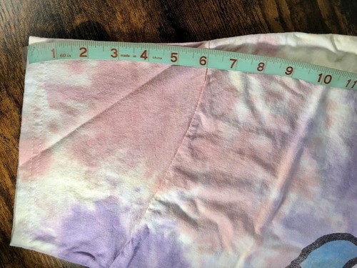 Tie Dye Mushroom Graphic Multicolor Tee T Shirt Size S Junk Food 100% Cotton - Picture 5 of 8