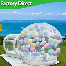 Tienda de campaña inflable con cúpula para alquiler de fiestas casa de burbujas transparente para eventos al aire libre