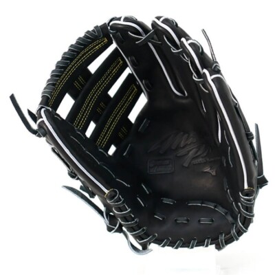Mizuno Pro Baseball Hard Glove HAGA JAPAN Outfield 12.5inch Made