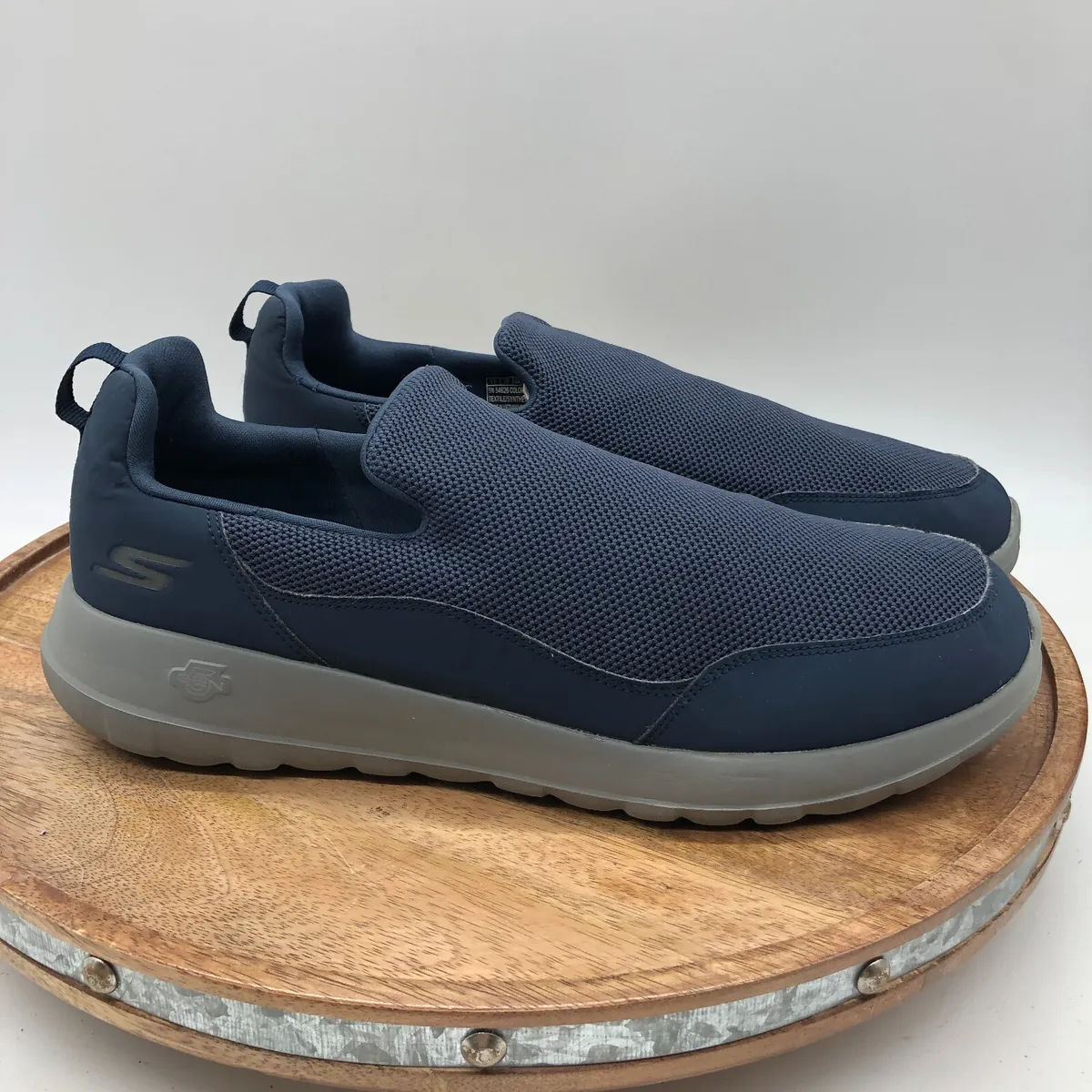 Skechers Go Walk Shoes Gen 5 Air Cooled Goga Mat Mens Blue Slip | eBay