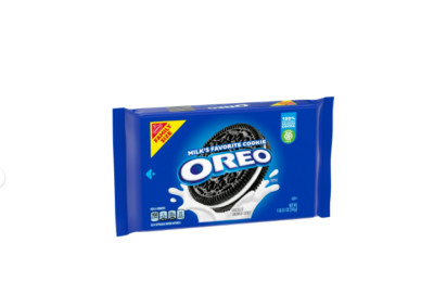 Oreo, Chocolate Sandwich Cookies, Family Size, 19.1 oz, 100% Cocoa, Plastic Tray