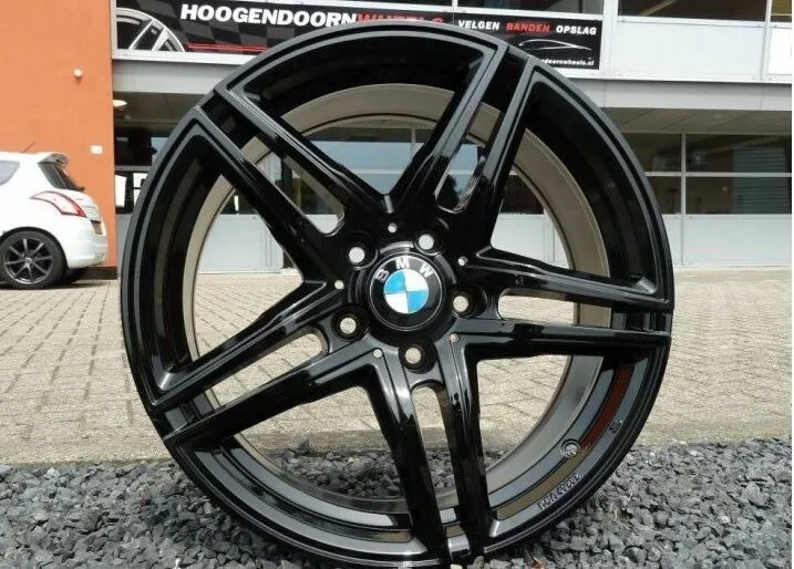 17 Borbet XR alloy rims 5x120 black gloss for BMW 3 Series 4 5 Series X1  X3 X4