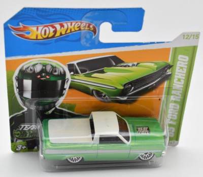 Hot Wheels 62/2011 Ford Ranchero 1965 Treasure Hunt grün. Malaysia. kurze Karte