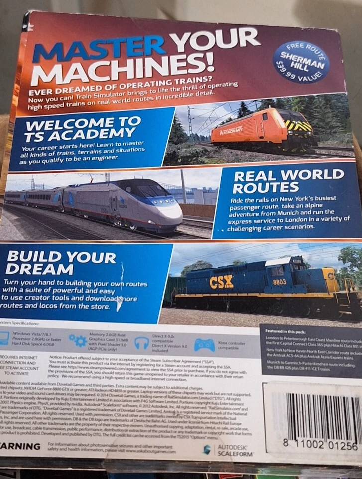 Train Simulator 2015 (PC DVD) New Sealed - Image 4 of 4