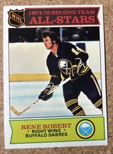 1975-76 Topps Rene Robert #296 All Stars Buffalo Sabres