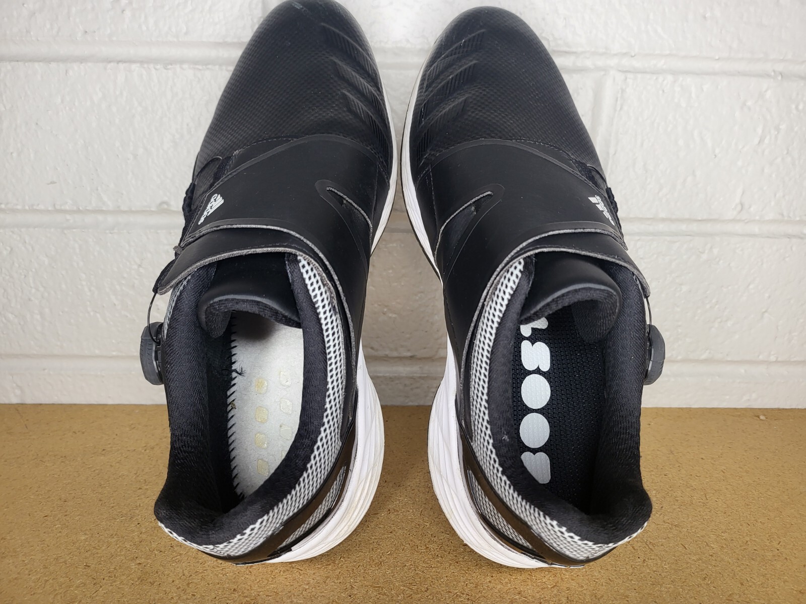 Adidas Boost ZG21 Boa Fit System Golf Shoes Black/White FW5556 Mens