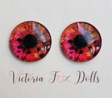 Blythe Doll Eyechips Realistic Glass Eye Chips 14mm Custom Furby Ooak Blythe Bjd