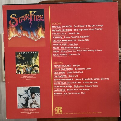 1980 Ronco Records Star Fire Original Hits Vinyl Album | eBay