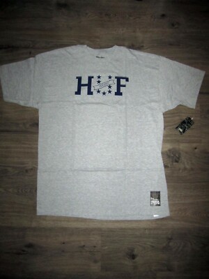 HUF x DVS Shirt T T-shirt Tee Gray Collaboration Limited Edition Navy Blue Rare