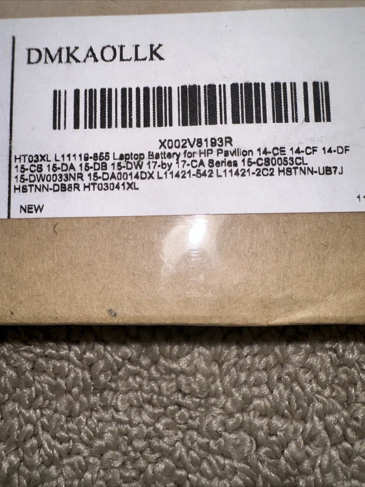 Genuine OEM HP HT03XL Battery Pavilion L11421-2C2 L11119-855 15-CS 15-DA 41.9Wh - Image 3 of 4