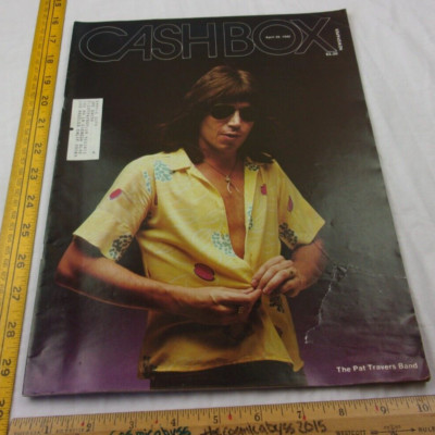 The Pat Travers Band Blondie AC/DC Jam T Tutone KROQ CASHBOX magazine 4/26/1980