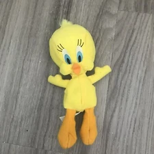 Looney Tunes Tweety Bird  Lovey 6" Bean Bag Stuffed Animal Toy 1997
