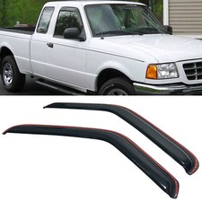 In-channel Smoke Window Visors Sun Shade Rain Guard Fit 1993-2011 Ford Ranger