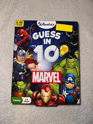 Skillmatics Guess in 10 Trivia Kartenspiel - Marvel Neu und Originalverpackt