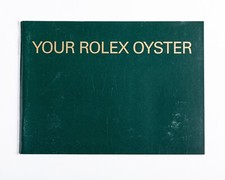 Vintage Collectible 2003 "Your Rolex Oyster" Booklet 579.52 out of Estate!