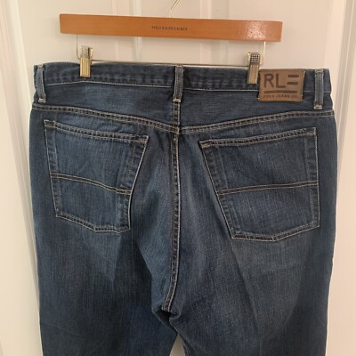 Ralph Lauren Polo Jeans Co Men 38 x 32 Medium Denim RL Langley
