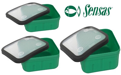 Sensas Köderbox- Maden-Würmer-Box / Box für Lebendköder