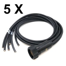 Libra Power  5 x SOCAPEX 19 PIN LK - 6FT BARE END BREAK-OUT