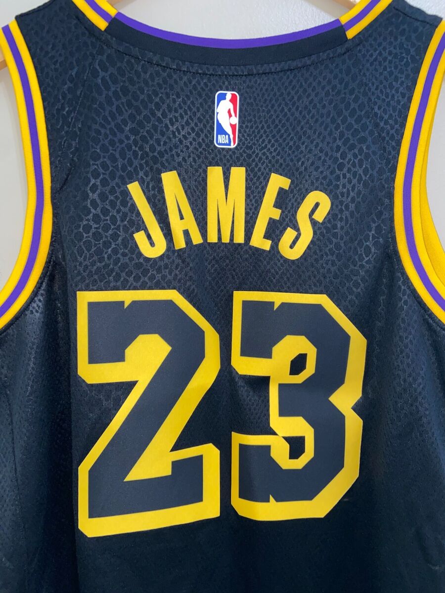 Nike NBA LeBron James Lakers Swingman Jersey - Black, Size Nike NBA LeBron James Lakers Swingman Jersey - Black, Size