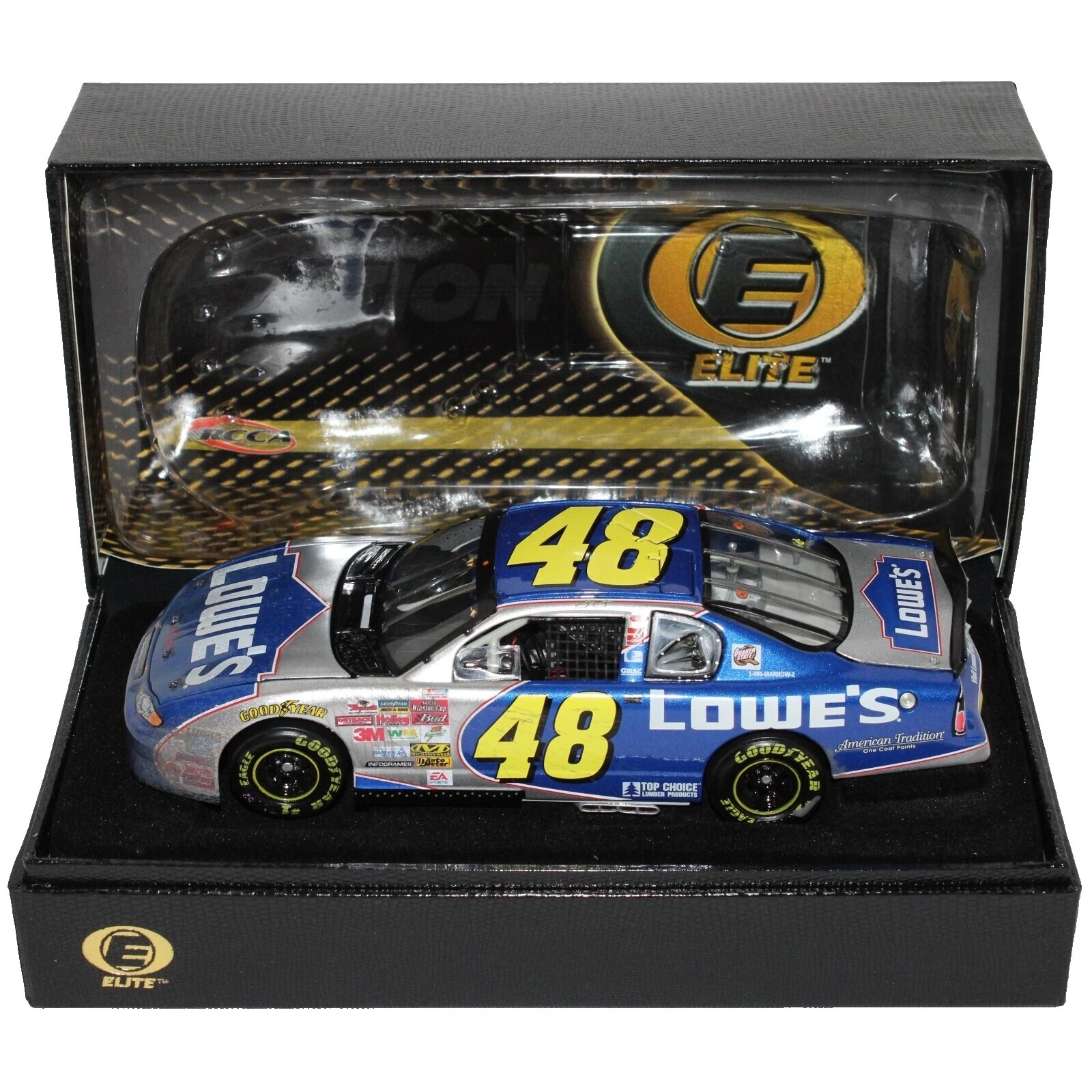 Литые модели спортивных и туристических автомобилей Action Jimmie Johnson 1:24