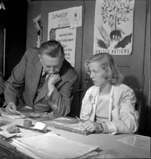 Culture advertisment and animation film studio Julius Pinschewe 1949 Old Photo 1