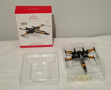 T-70 X-Wing Fighter - 2016 HALLMARK ORNAMENT - STAR WARS THE FORCE AWAKENS - NEW