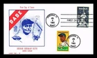 US COVER BABE RUTH & JACKIE ROBINSON BASEBALL FDC COMBO LANDS END CACHET